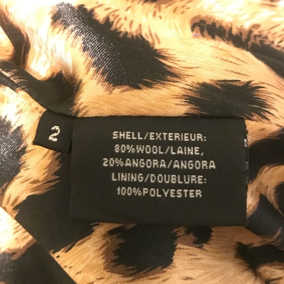 Dana Buchman Black Wool Peacoat - Picture 8 of 8